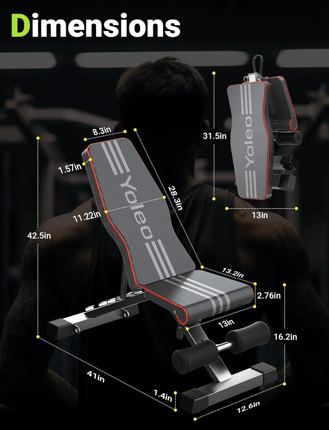 Exercise bench, Fitness, equipment, bodybuilding benches, Press Bench of Home Gym Strength Training